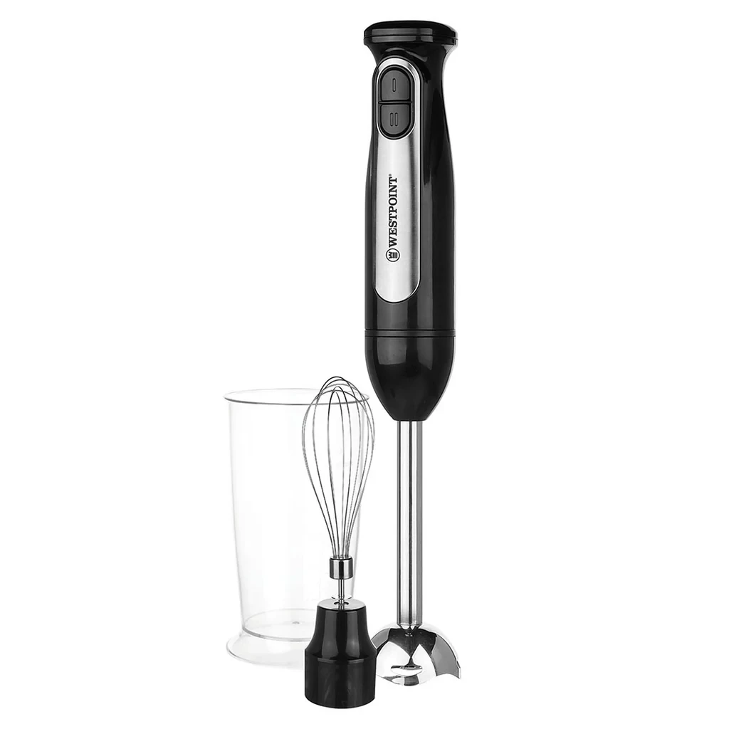 Westpoint WF‑9215 Hand Blender 2‑in‑1 – Stainless Steel Blade with Jar & Safety