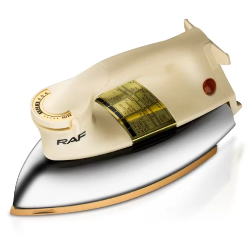 RAF Automatic Dry Iron – Non-Stick Soleplate, Adjustable Temperature Control, 10